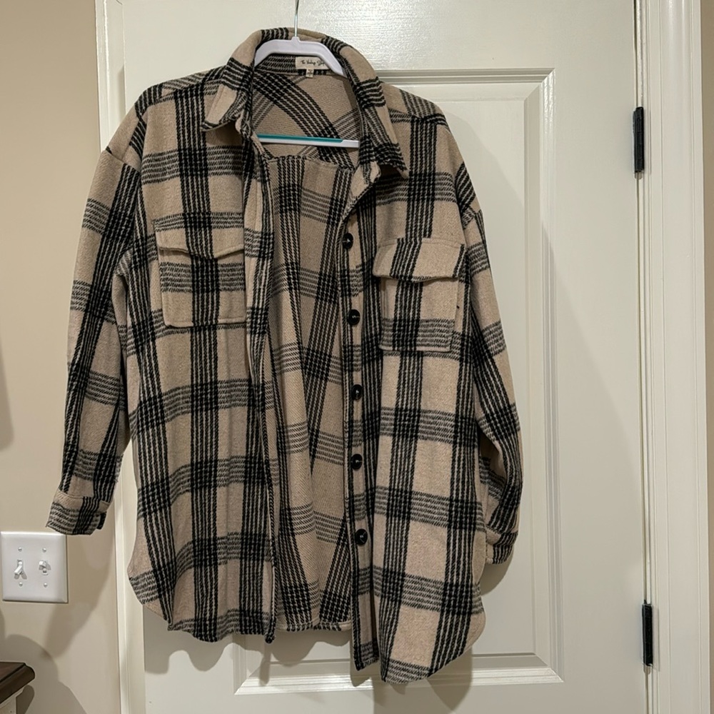 The Vintage Shop plaid shacket